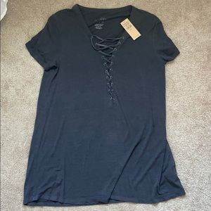 American eagle tie front shirt